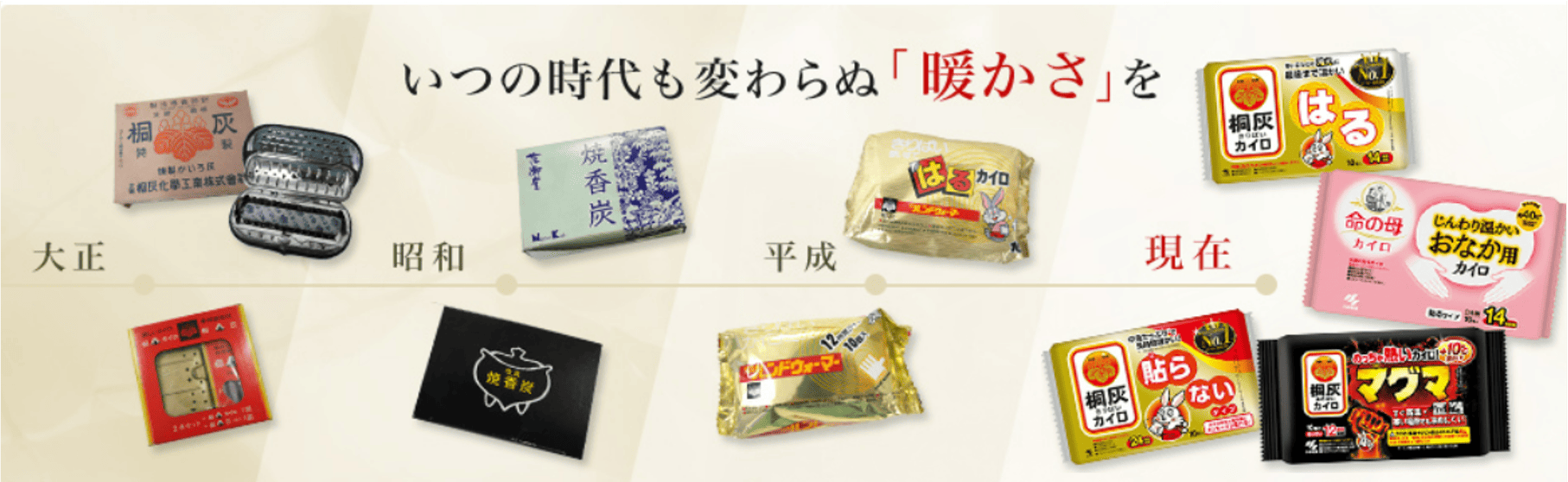 桐灰小林製薬の歴史